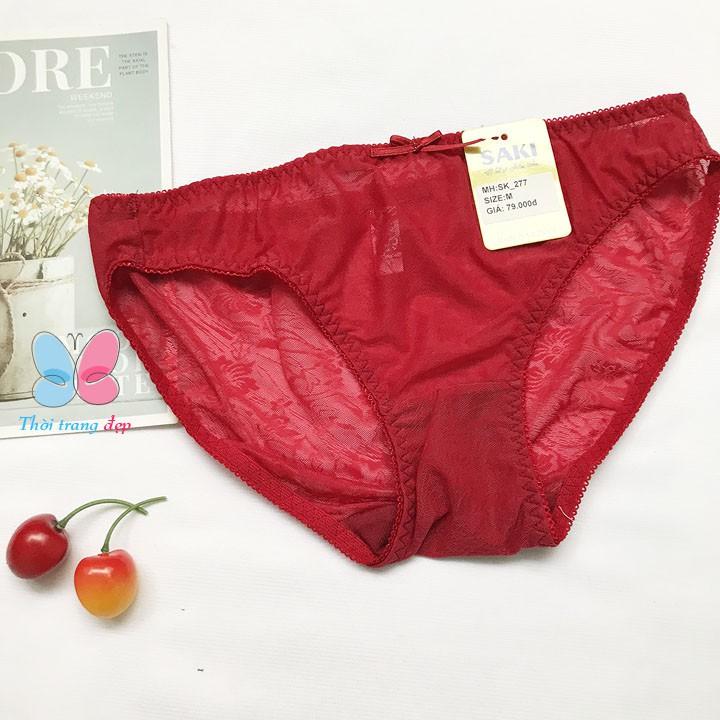 1 QUẦN LÓT NỮ THUN BÔNG ÉP SAKI - QLNU50