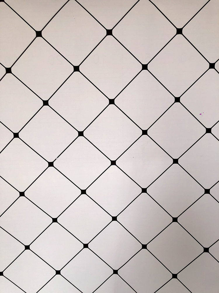 Giấy dán tường - decal dán tường gạch ô vuông trắng có keo sẵn