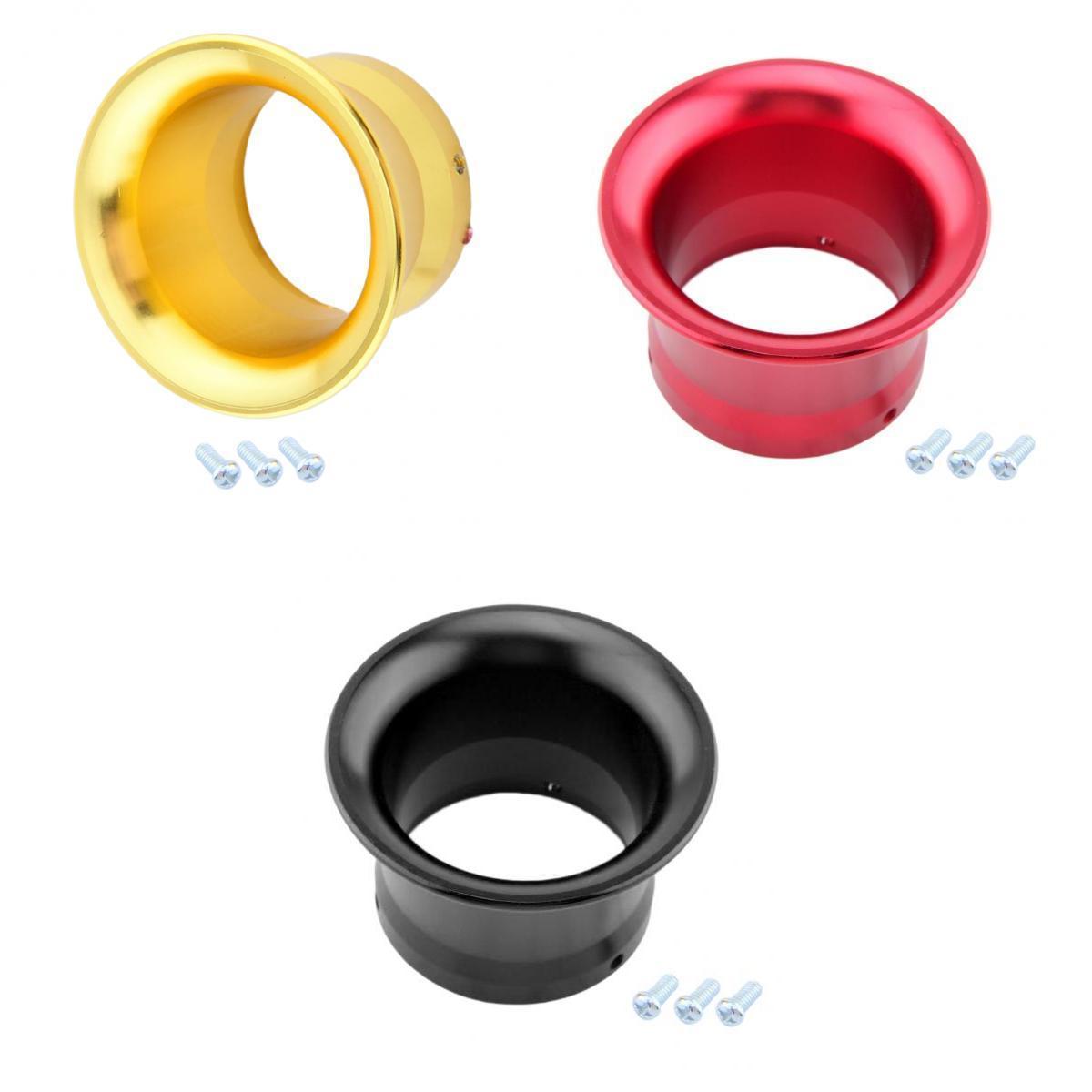 3Pcs 50mm Aluminum Air Filter Trumpet Velocity Stack Adapter For Carburetor