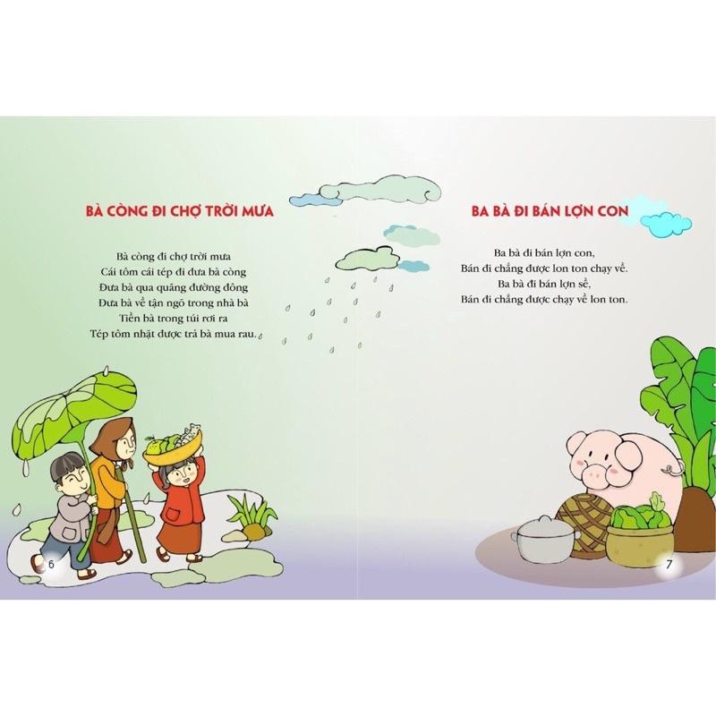Combo Tuyển Tập Đồng Dao – Thơ – Truyện Cho Bé Từ 0-6 Tuổi (3 Cuốn)