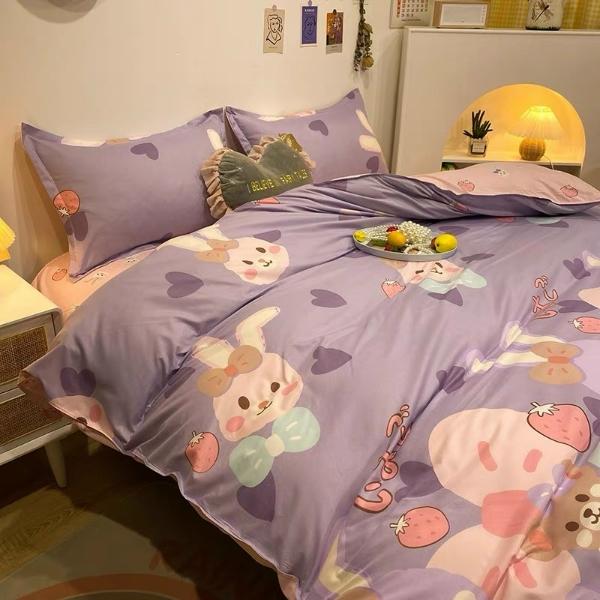 Trọn bộ 4 món cotton poly hàng nhập khẩu nguyên set.Mẫu 14