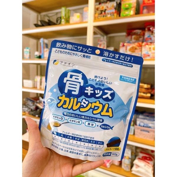 Bột Canxi Cá Tuyết Plus Nhật Bản - Tăng Chiều Cao Vượt Trội Gói 140Gr Vị Socola, Calciun Cá Tuyết Plus