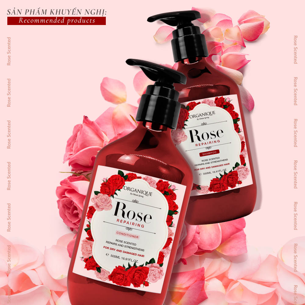 Dầu xả dưỡng tóc hoa hồng - Rose Repairing Conditioner 500ml
