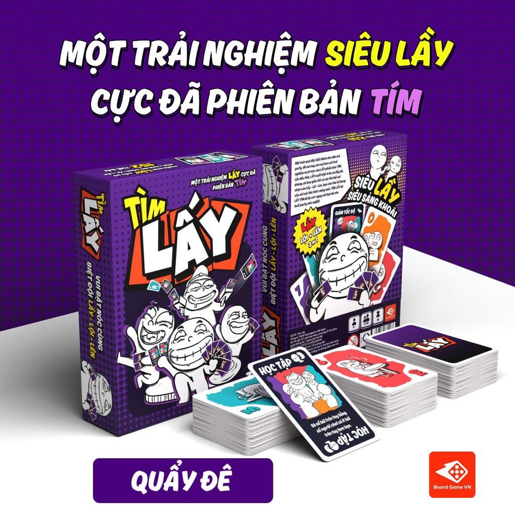 TÌM LẤY Lầy Tím - Đã có Lầy nhưng nay còn Lầy hơn - Boardgame Lầy nhất hệ mặt trời - Châu Anh Toys