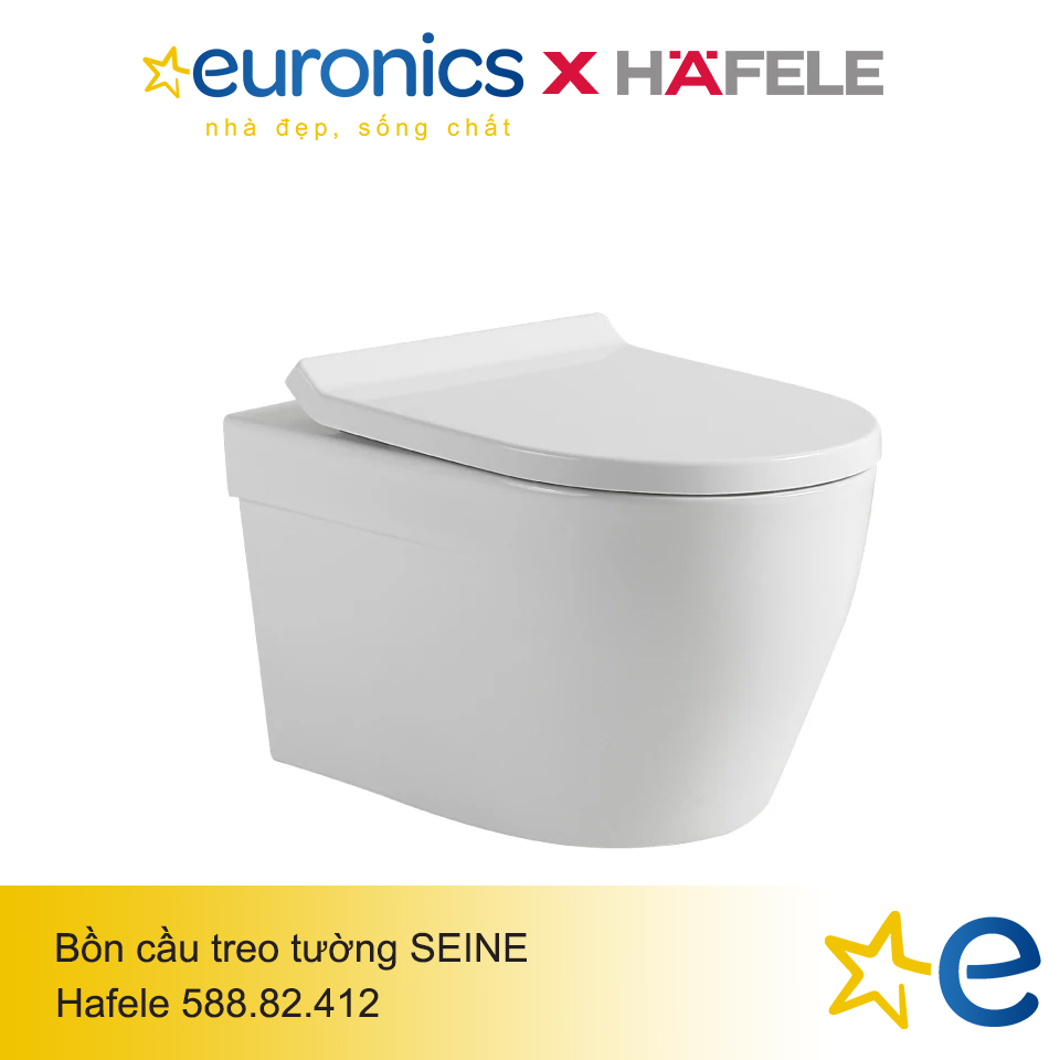 BỒN CẦU HAFELE TREO TƯỜNG SEINE/588.82.412 - HÀNG CHÍNH HÃNG