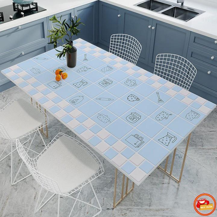 Decal trang trí nhà bếp chống thấm khổ 60x300cm họa tiết giao ngẫu nhiên (DB1m8)