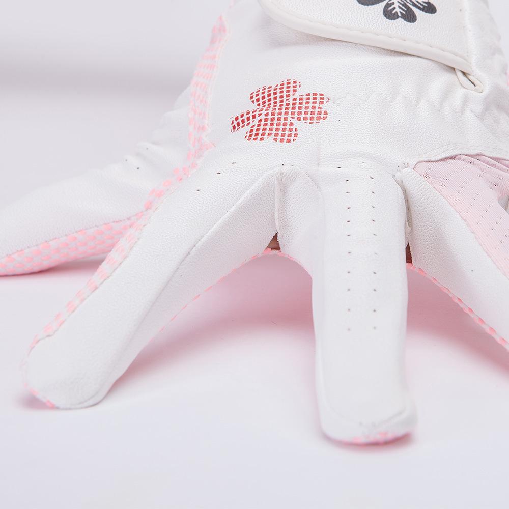 Găng tay clocling của phụ nữ ttygj với găng tay câu cá bằng da PU với găng tay golf chống trượt hạt silica gel Color: Blue Size: 21