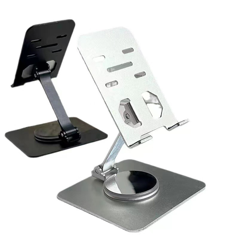 Giá đỡ điện thoại bằng nhôm đế xoay 360 độ