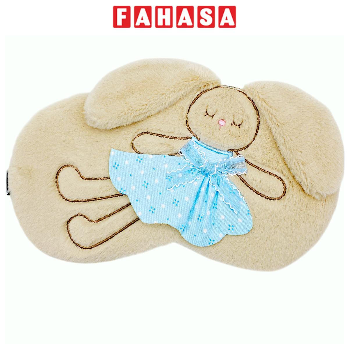 Bịt Mắt Ngủ - Thỏ Mặc Đầm Có Túi Nước 3m - ZooZoo 018025 - Màu Kem