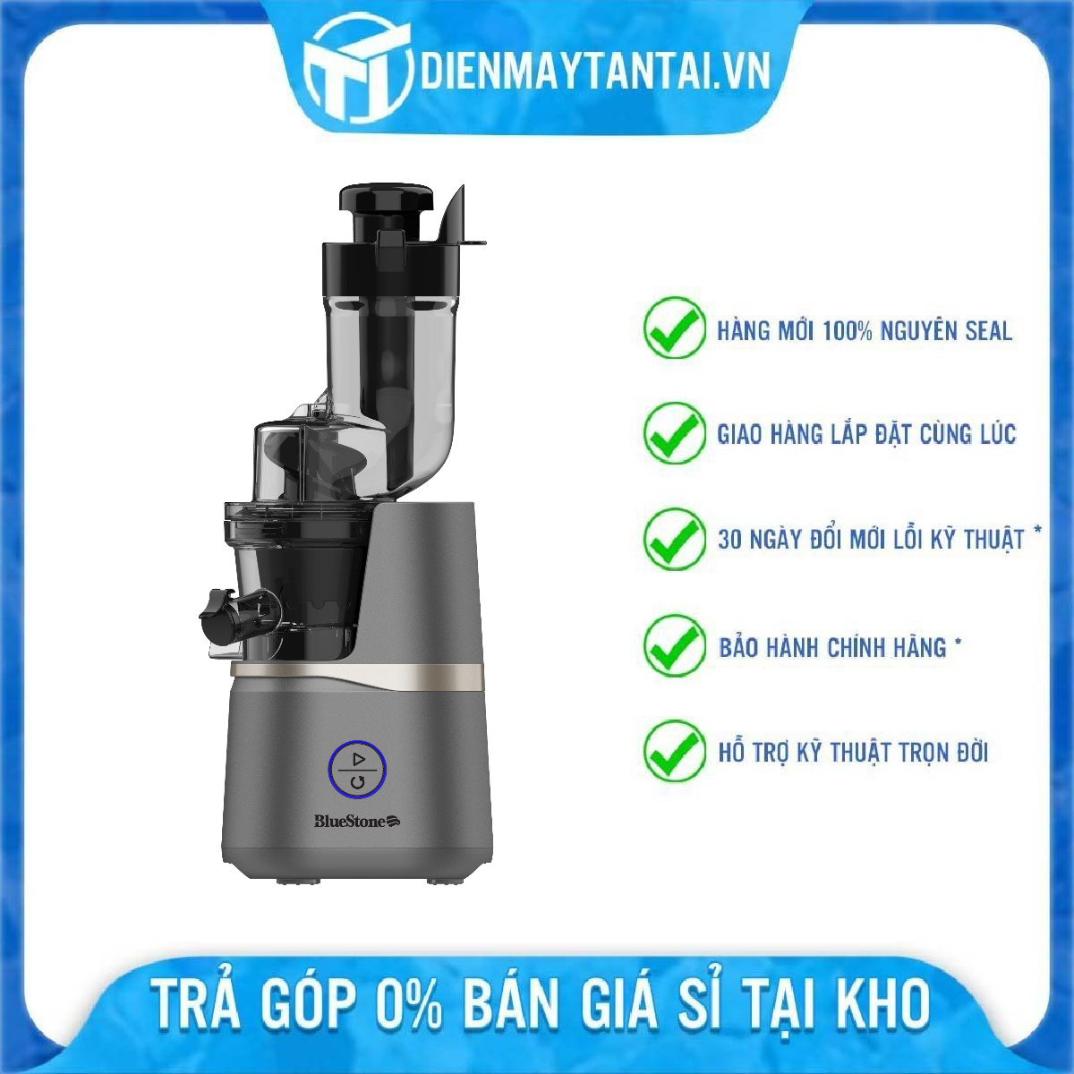 Máy ép chậm Bluestone SJB-6558 -HÀNG CHÍNH HÃNG -GIAO HCM