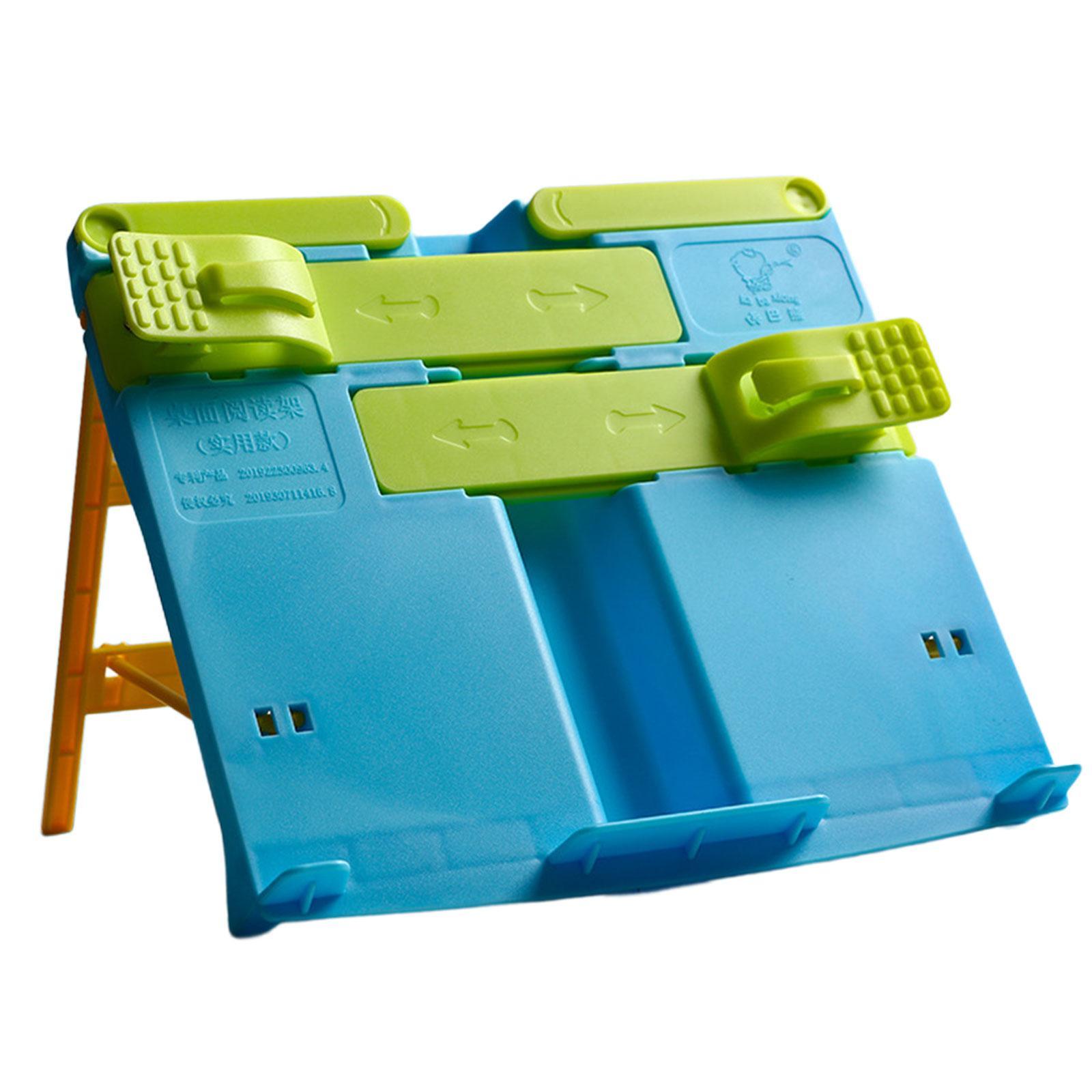 Book Holder Stand Desk Book Holder Easy to Carry Multipurpose Steady Fittings Book Holders for Reading Foldable Car Desk for Recipes Reading