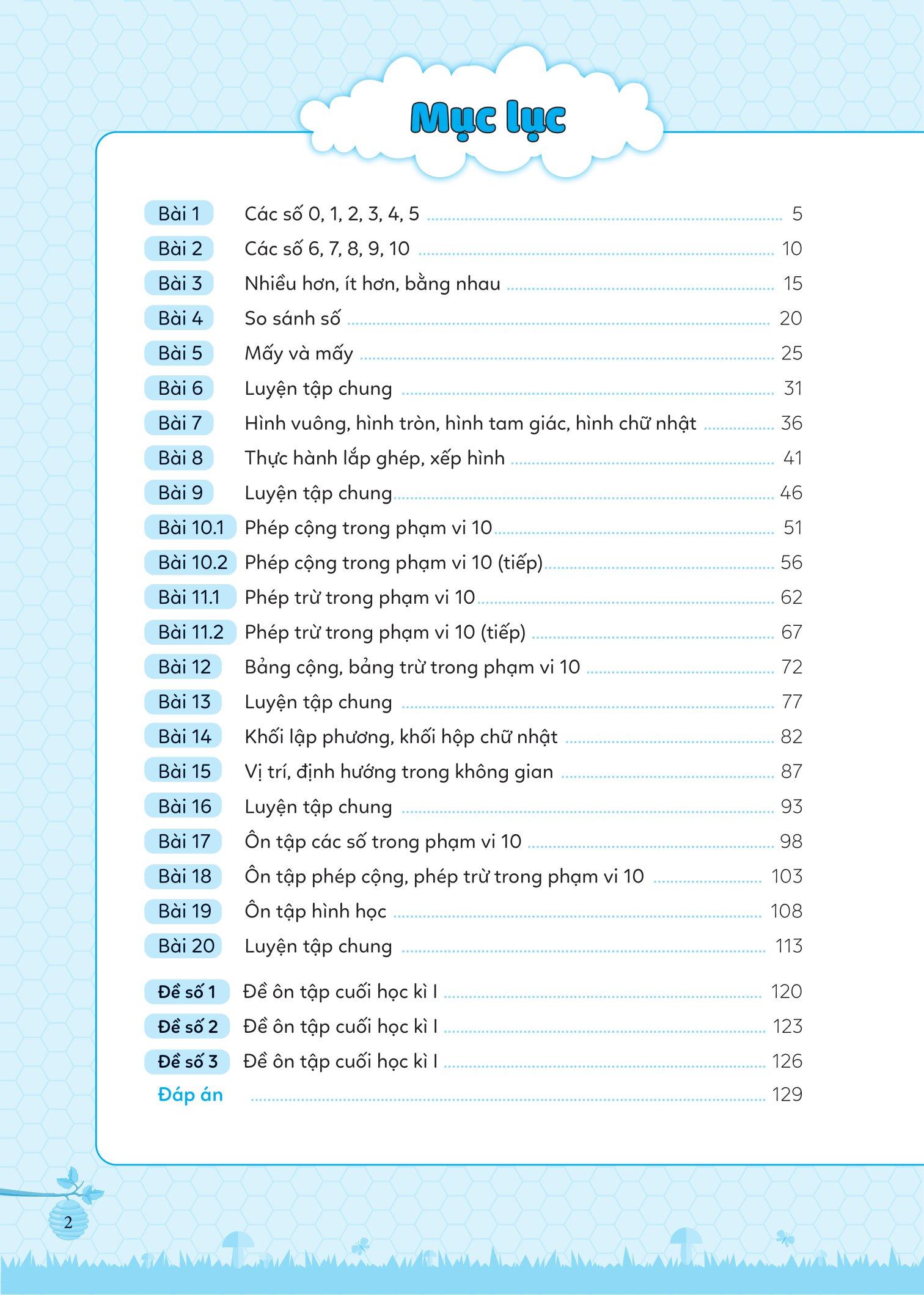 Bài Tập Bổ Trợ Toán Cơ Bản Và Nâng Cao Lớp 1 - Tập 1