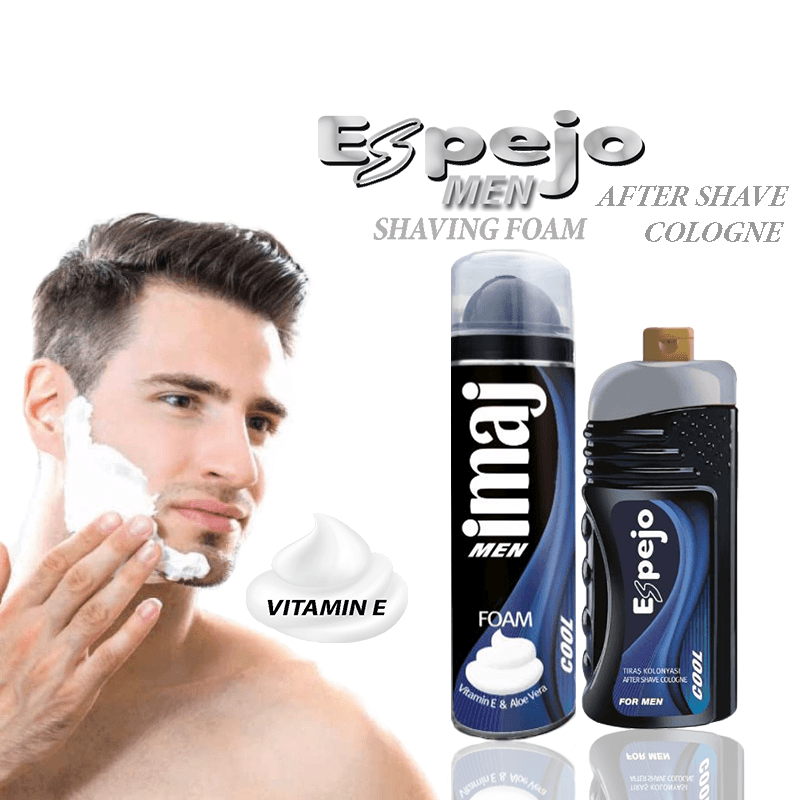 Combo Bọt Cạo Râu Shaving Foam 200ml và Dung Dịch Dưỡng Sau Cạo Râu After Shave Cologne 200ml Imaj-Espejo Dành Cho Da Khô - Hàng Chính Hãng