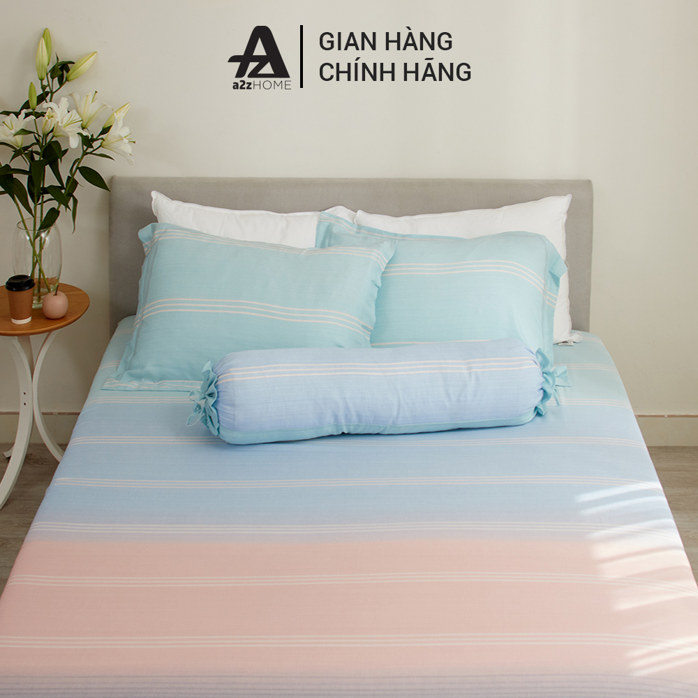 Bộ Ga Trải Giường 4 Món Classic Stripes Mềm Mại, 100% Tencel Cao Cấp A2Z Home