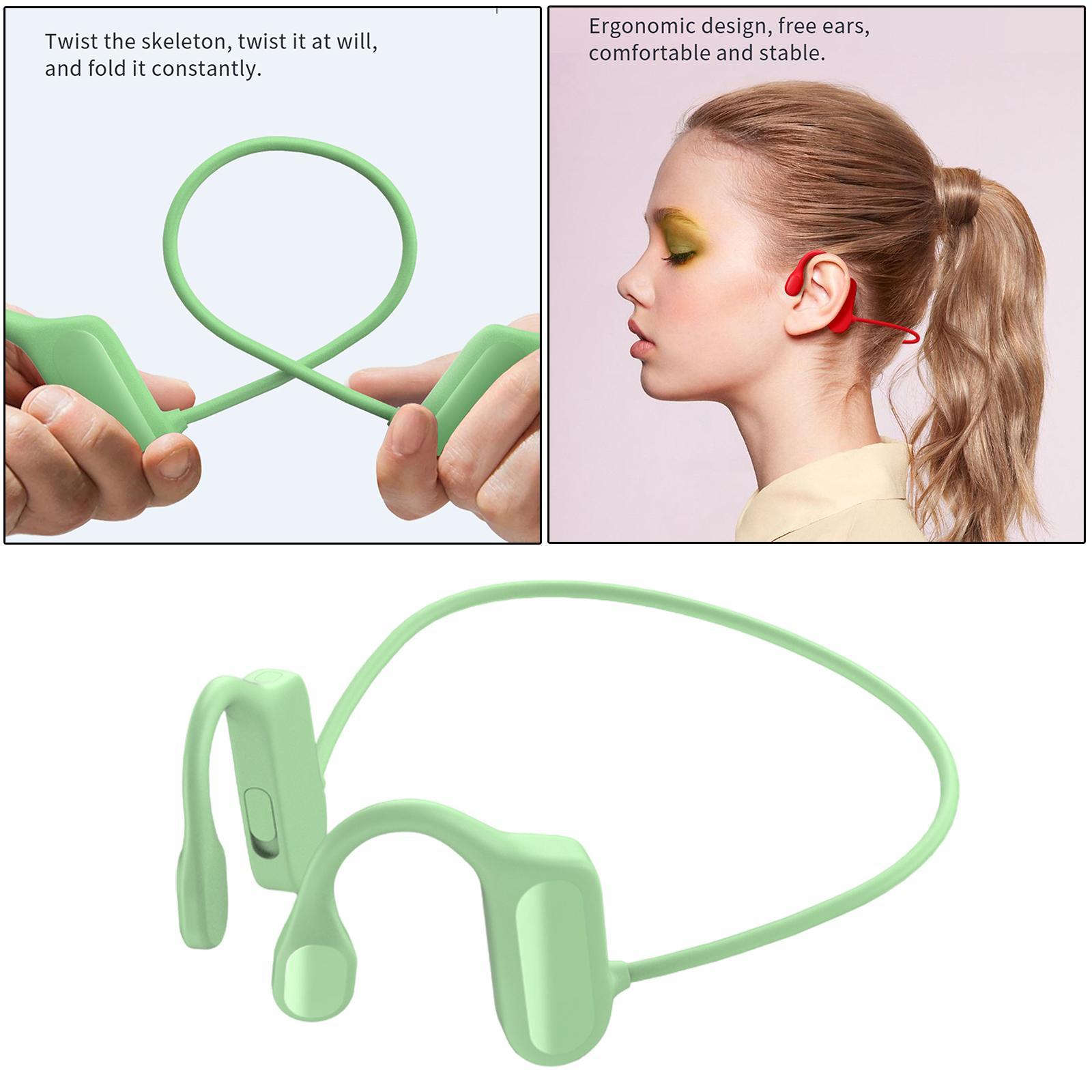 Wireless Headphones 170mAh Double Ears Waterproof for Swimming Sport Indoor