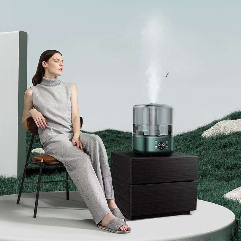 Máy phun sương tạo ẩm 5L Connie kèm màn hình hiển thị độ và độ ẩm điều khiển từ xa