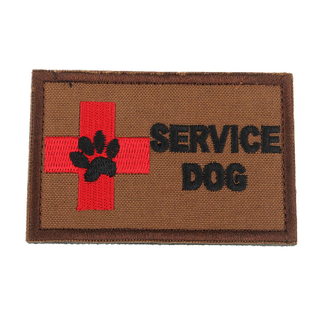 SERVICE DOG Embroidery Patch Sew-on Armband Applique Badge for Outdoor Bags Decoration