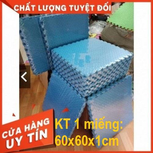 BỘ 8 MIẾNG Thảm XỐP VÂN KHẾ CAO CẤP - Deep Blue