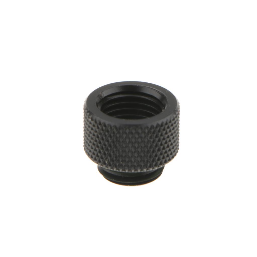 2Pcs G1/4" Male to Female Straight Docking Tube Extend Water Cooling 10mm