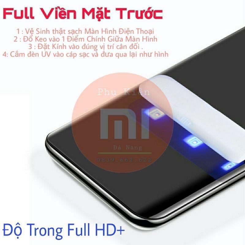 Cường lực UV cho Xiaomi Mi 10 Mi 11 có keo đi kèm