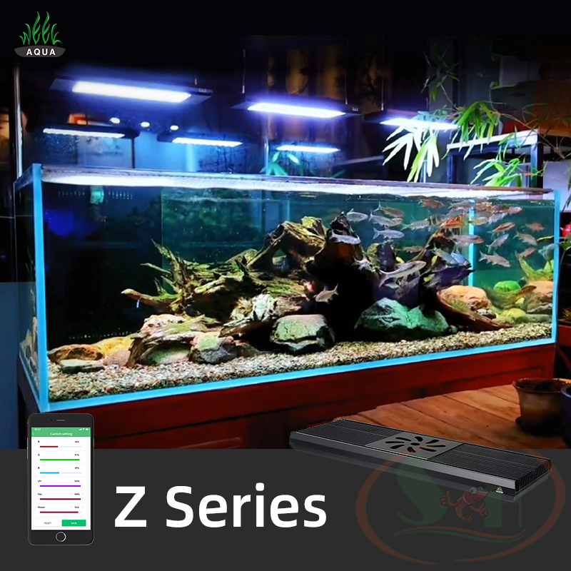 Đèn led Week RGB-UV Pro Z series Z200, Z400 kẹp treo bể thủy sinh cá tép cảnh