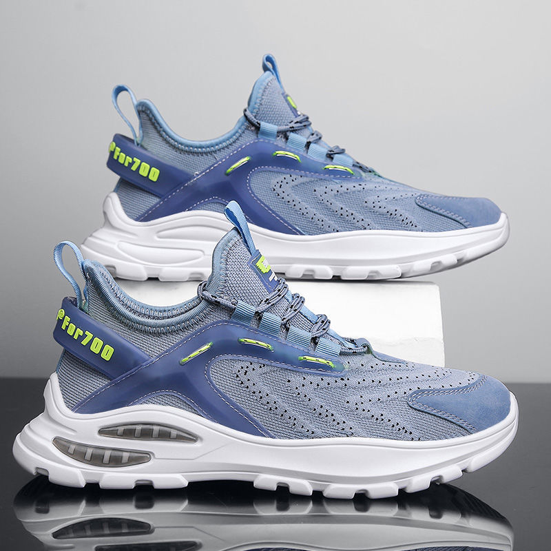 Giày Thể Thao Nam MENDO - Giày Sneaker Màu Trắng - Xanh - Đen, Giày Chạy Bộ Thể Thao Phiên Bản Hàn Quốc- G5065