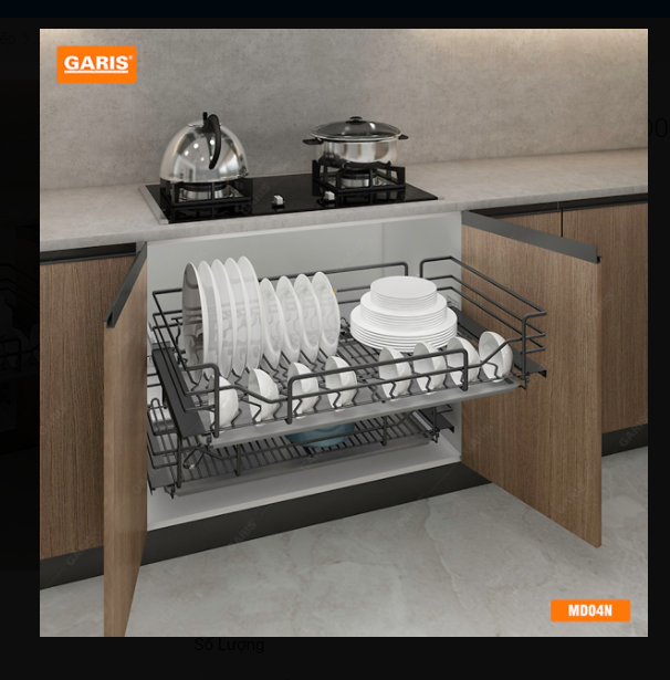 Giá xoong nồi/bát đĩa, cánh mở/kéo MD04N