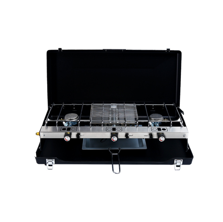 Bếp Gas Bbq Di Động, 2 Bếp Hàn Quốc Kèm 1 Bếp nướng