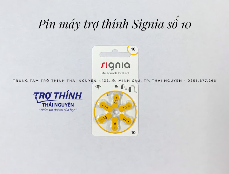 PIN MÁY TRỢ THÍNH SIGNIA SỐ 10