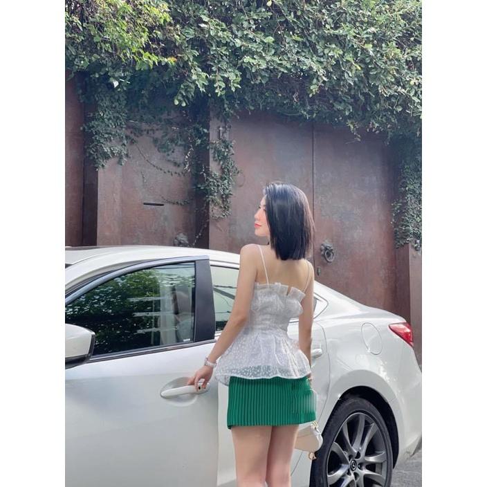 Chân váy xếp ly ngắn nhiều màu Lalaclothing