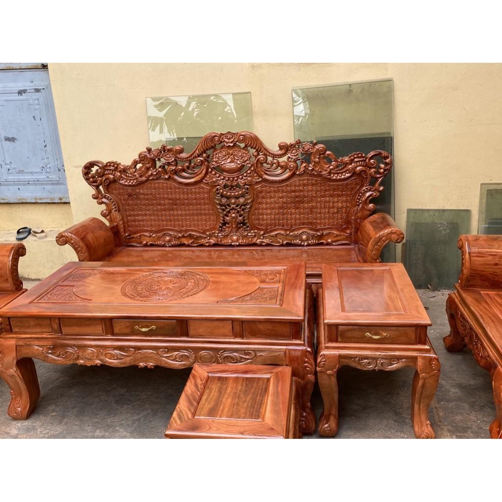 Bộ bàn ghế Hoàng Gia gỗ xà cừ