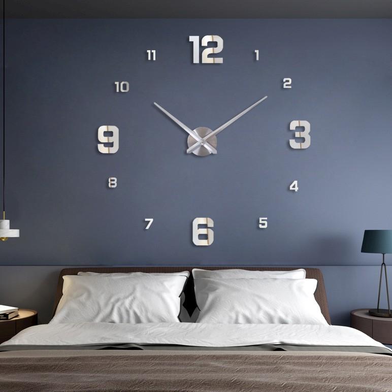 Đồng hồ dán tường 3D, Treo Tường trang trí decor đẹp.