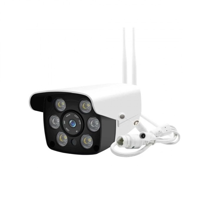 Camera Wifi Ngoài Trời V380 Pro V587 2 Râu 6 Led 5.0 Megapixel - Chính hãng