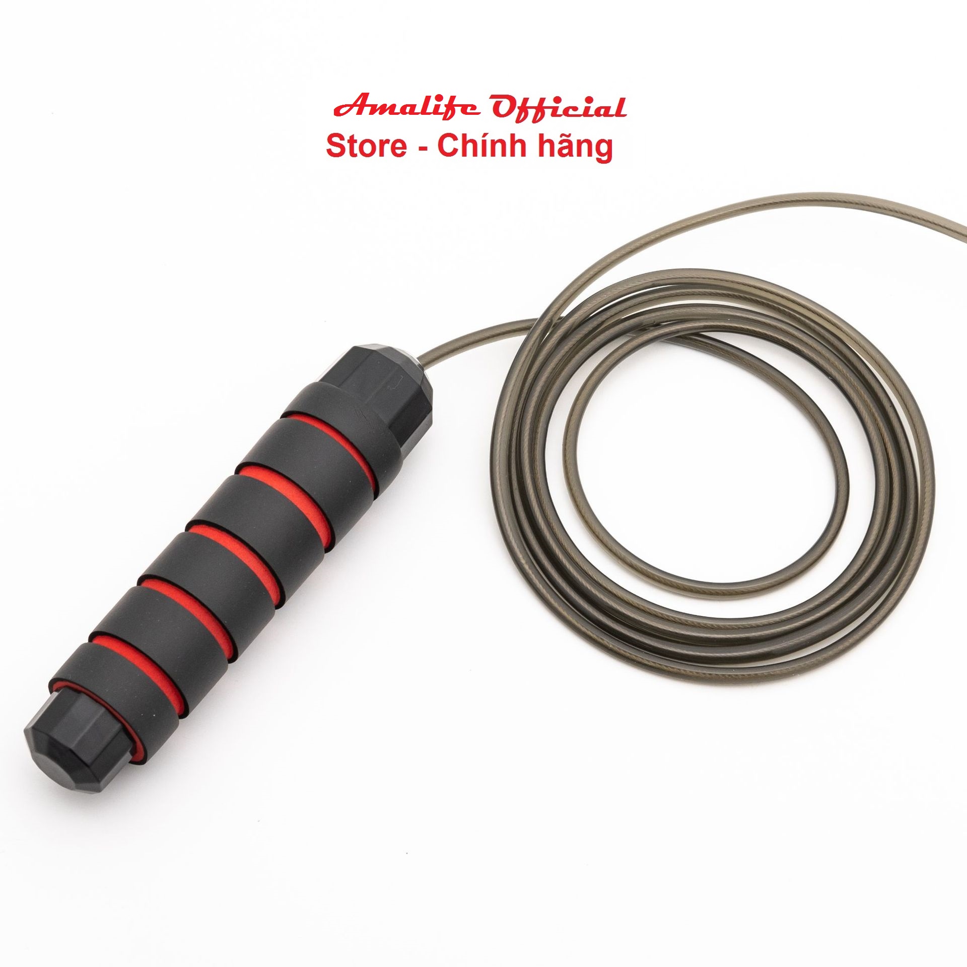 Dây nhảy thể dục có thể điều chỉnh dây, Dây nhảy lõi thép, không bị rối dùng để tập thể dục độ dài 2.9m, hỗ trợ giảm cân – Chính hãng Amalife