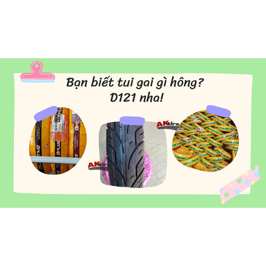 Lốp DPLUS 100/80-14 Dành cho Sau xe Sh Mode, Air Blade, PCX, Vario Hàng Chính Hãng