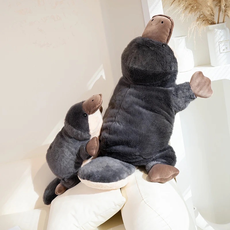 Thú nhồi bông rái cá mỏ vịt đáng yêu - Size 55cm đến 70cm - Quà tặng gấu bông thú mỏ vịt êm mịn cho bé