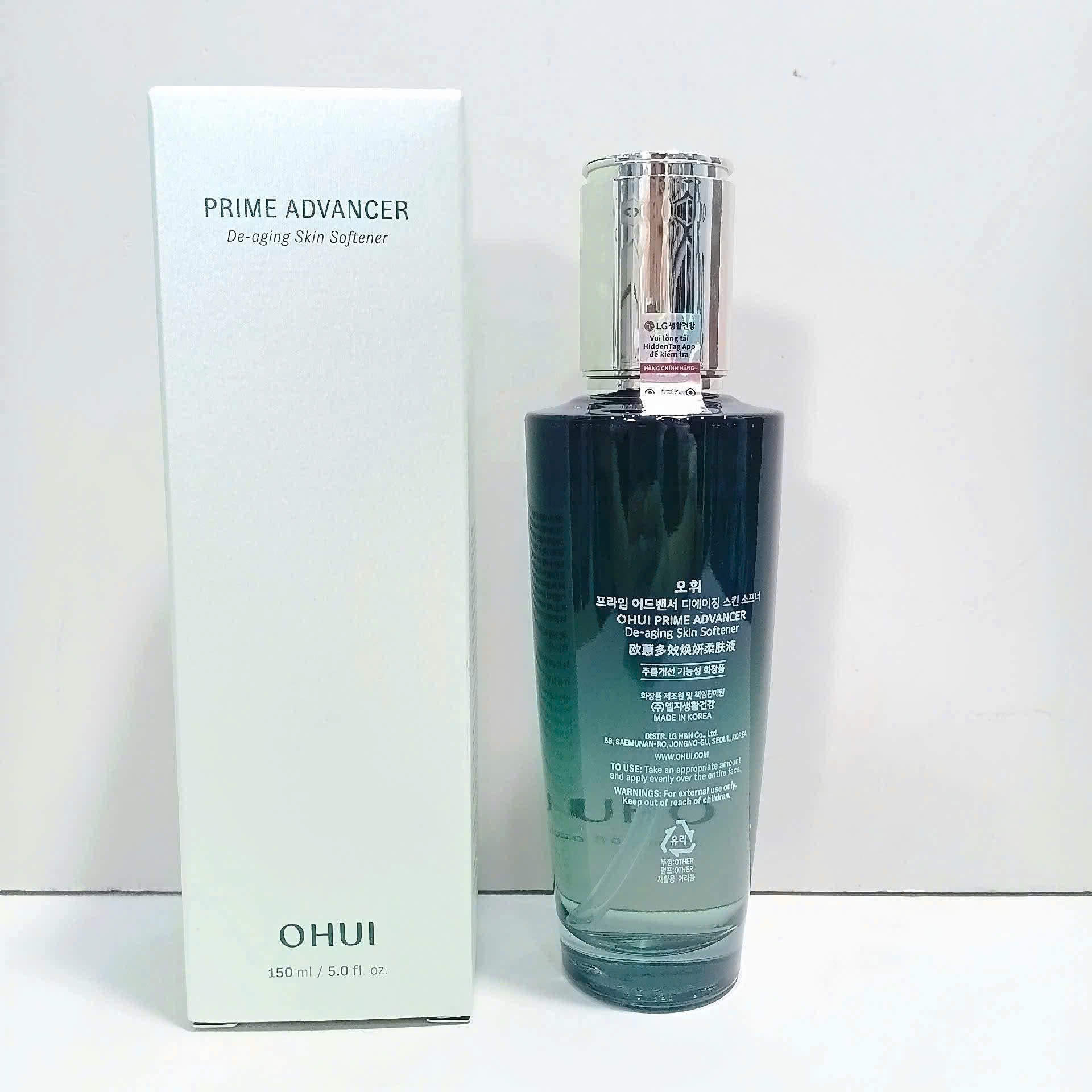 Nước Hoa Hồng Ngăn Ngừa Lão Hóa Ohui Xanh Prime Advancer De Aging Skin Softener 150ml