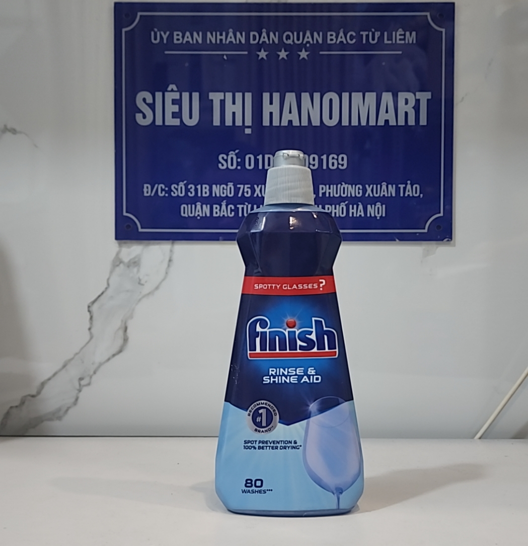 Nước Làm Bóng Chén Bát Finish Rinse & Shine Aid - chai 400ML