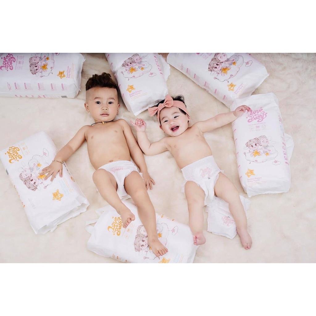 Tã/bỉm quần hữu cơ cao cấp Love Baby đủ size M46 L42 XL38 XXL32 - thương hiệu từ Anh quốc