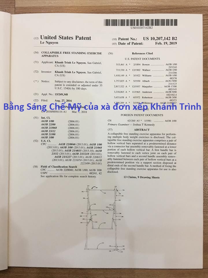 Xà Đơn Cho Trẻ Em Và Người Lớn - Xà Đơn Xếp Khánh Trình KT1.HT