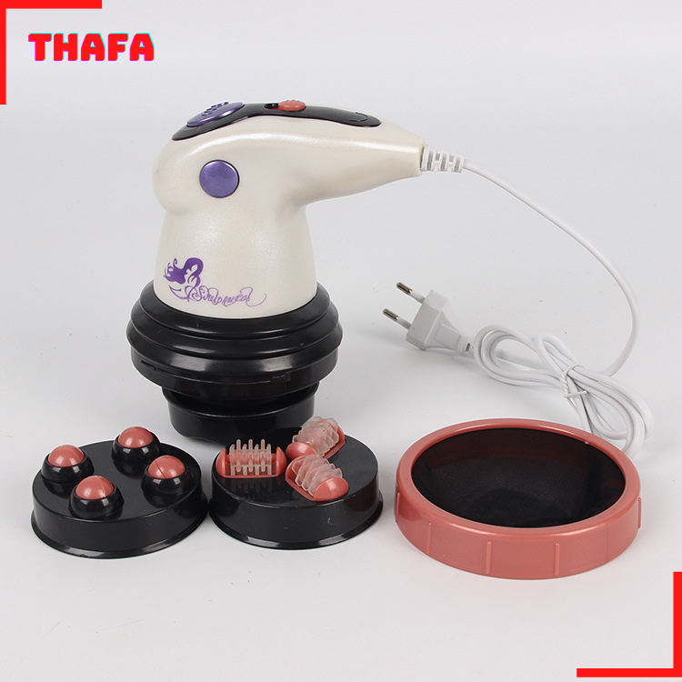 Máy massage cầm tay full body chính hãng THAFA-BD01 kèm 4 đầu massage cực thoải mái