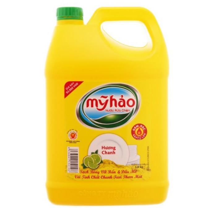 Nước Rửa Chén Mỹ Hảo Hương Chanh Can 3.8kg