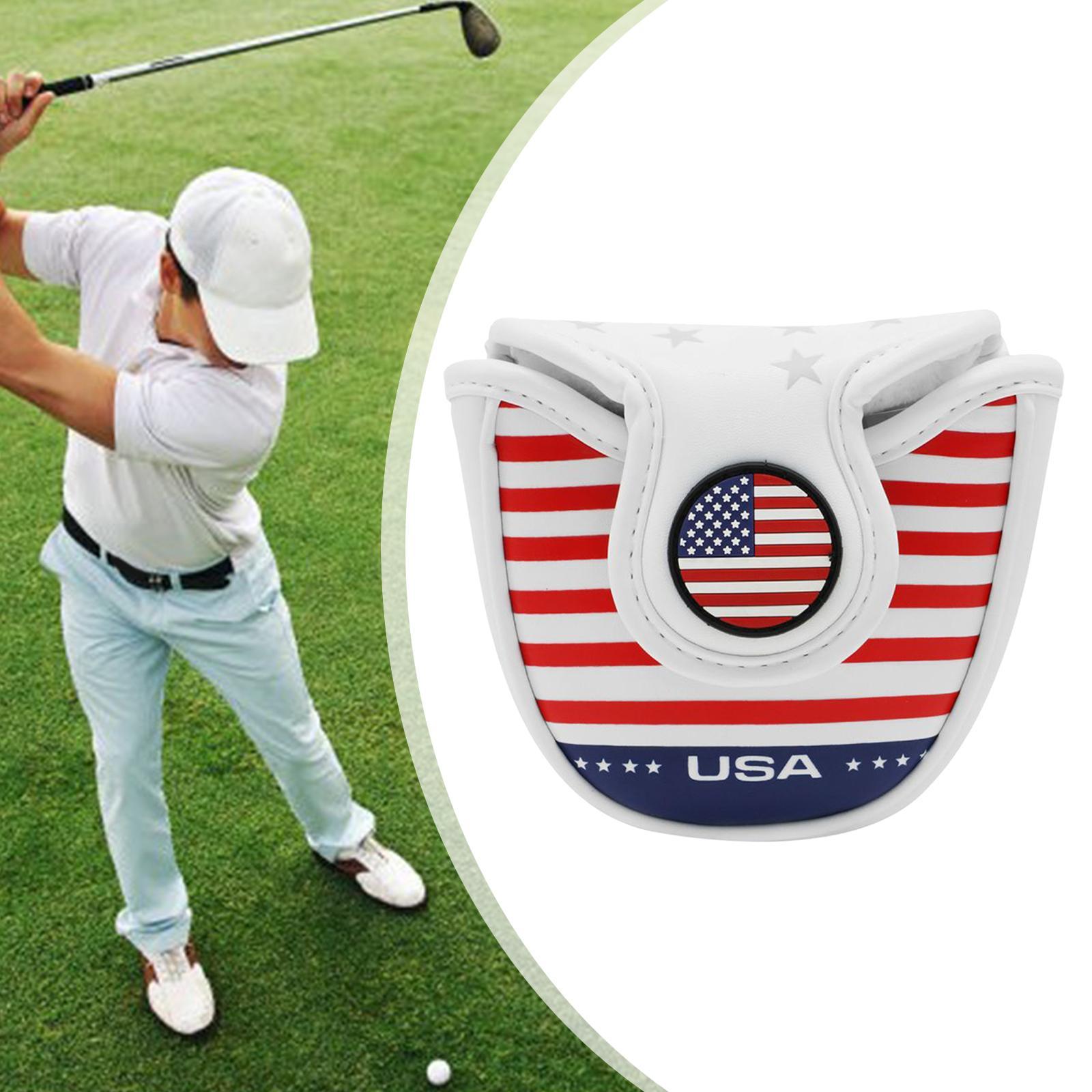 Club Headcover Golf Mallet Putter Head Cover Protector Accessories