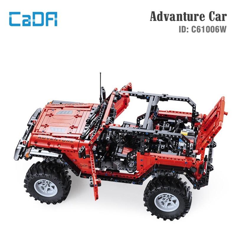 Đồ Chơi Lắp Ráp, Xếp Hình có  Điều Khiển  từ xa Xe Thám Hiểm Adventure – CADA C61006W