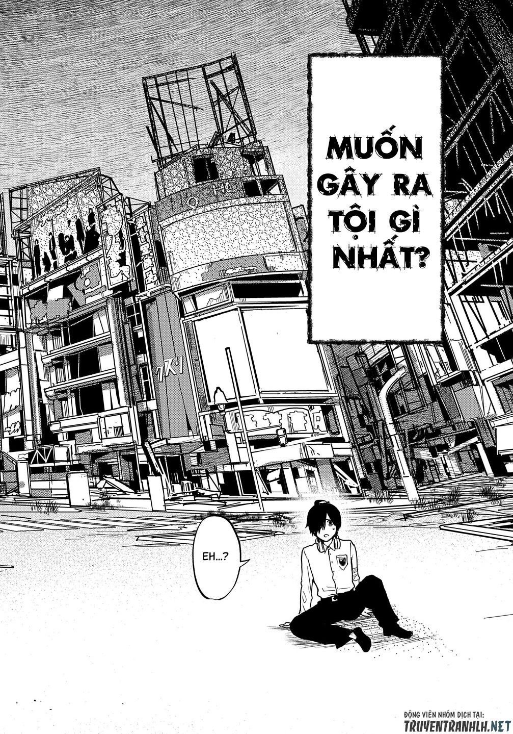 nếu ở thế giới mà dù có làm gì cũng không bị kết tội, bạn sẽ làm gì? chapter 1 2