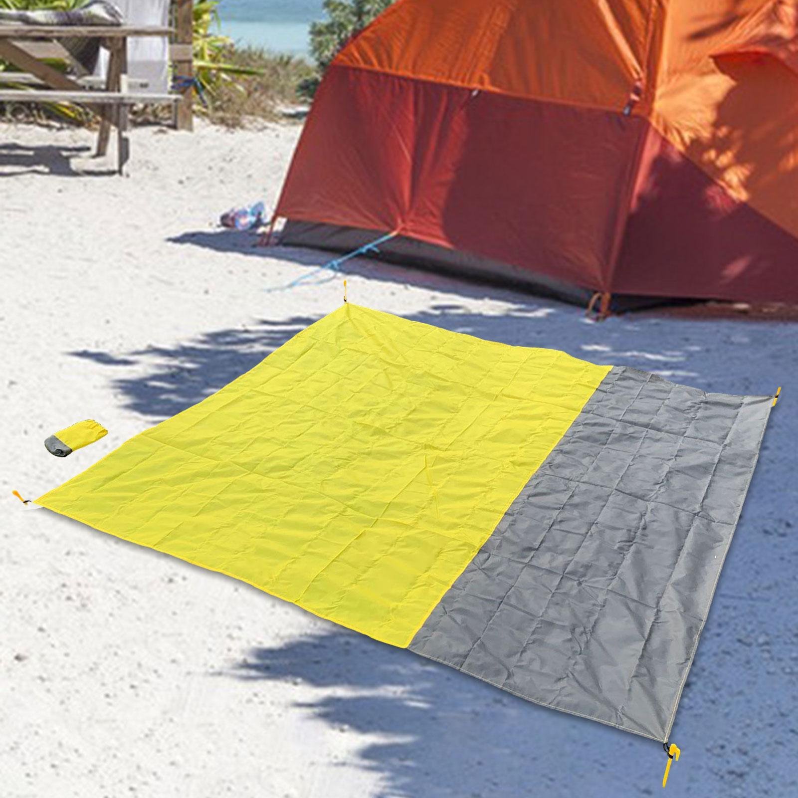 Picnic Blanket Beach Mat Portable Foldable with Storage Bag Outdoor Mat Accessories Camping Mat for Hiking Playground
