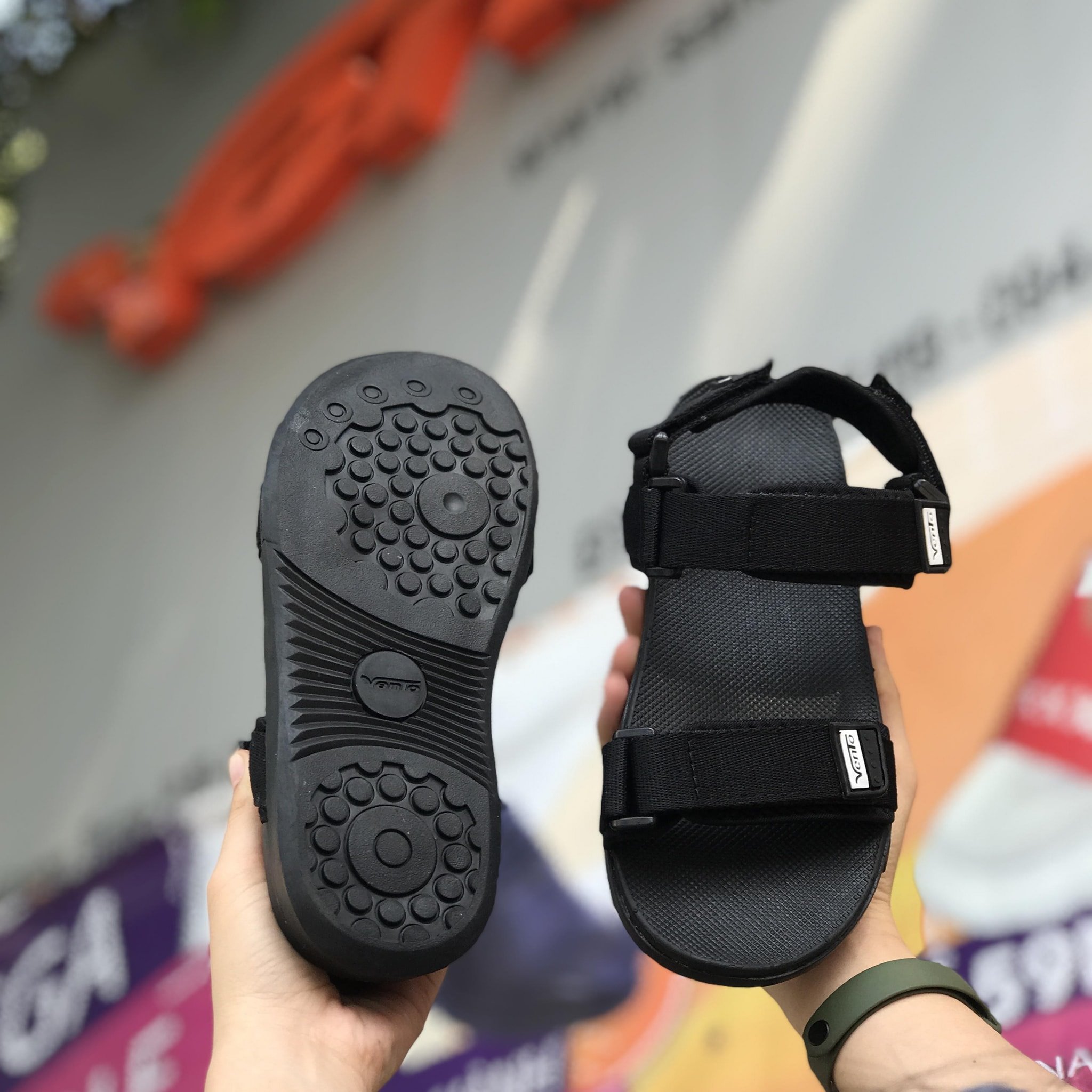 Giày Sandal Vento Nam Quai Ngang dạo phố đi chơi đi học NV5616