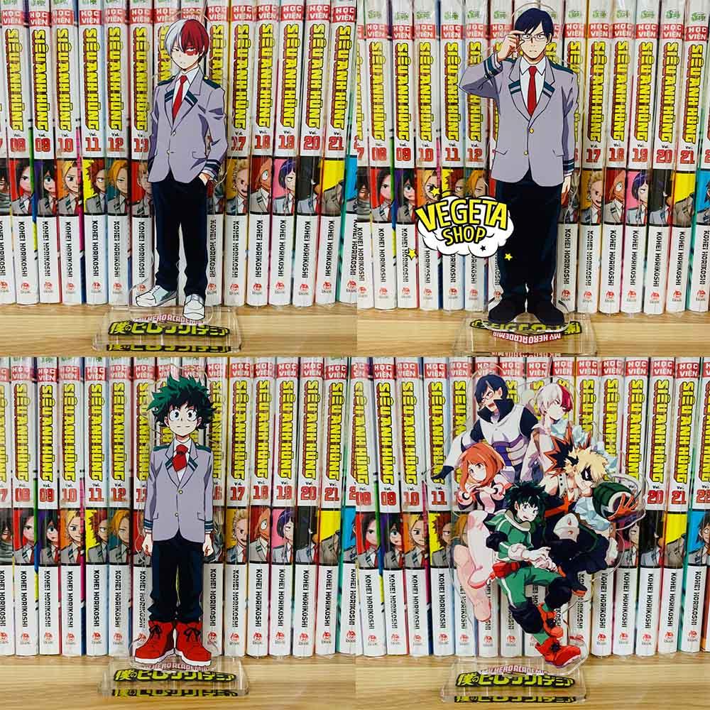 Mô Hình Tượng Standee Acrylic Mica 2 mặt - My Hero Academia Học viện siêu anh hùng - Midoriya Bakugo Todoroki All Might