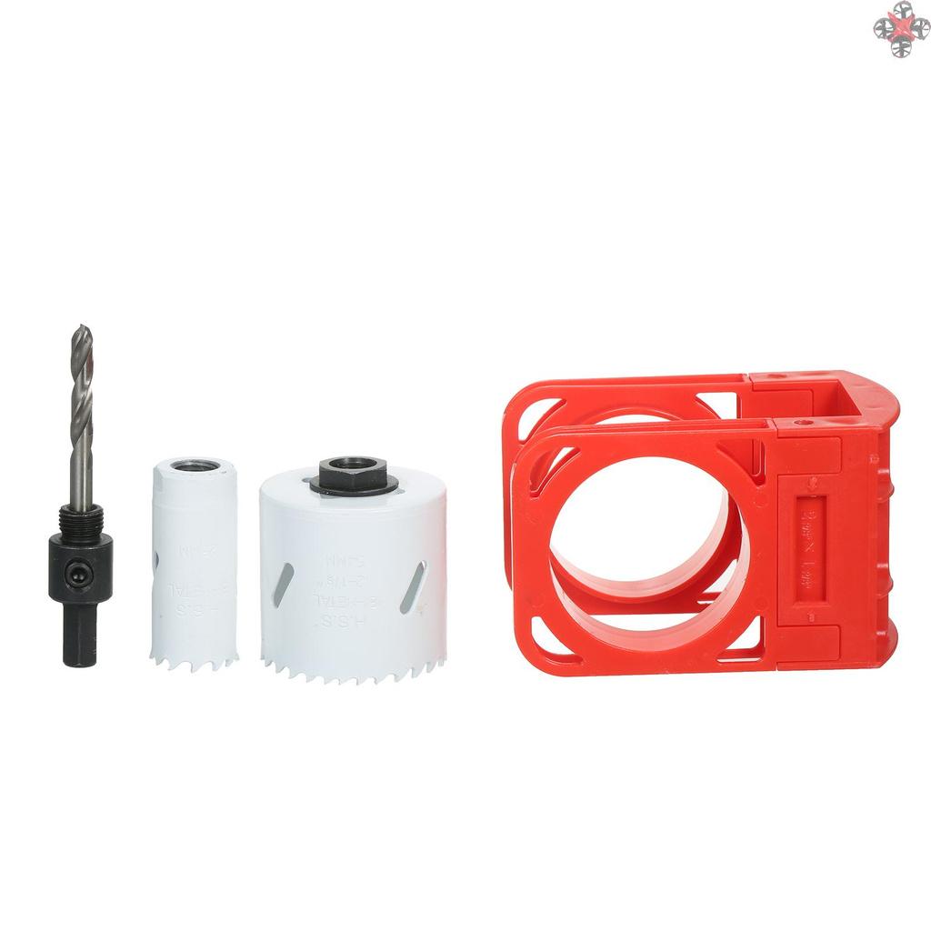 Bộ cài đặt khóa với khuôn hướng dẫn cho cửa gỗ
