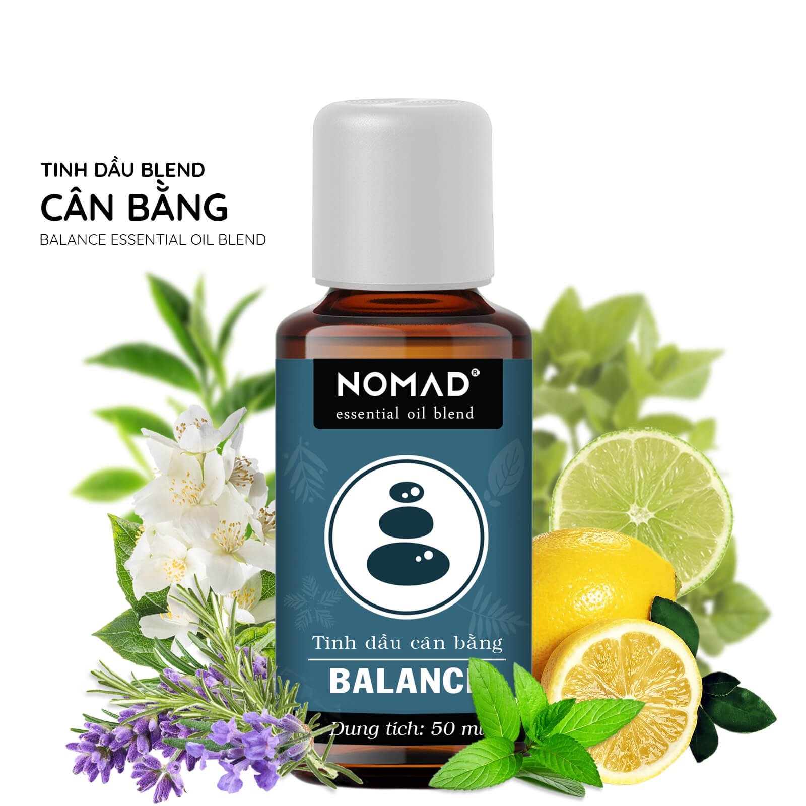 Tinh Dầu Cân Bằng Nomad Essential Oil Blend - Balance - 50ml